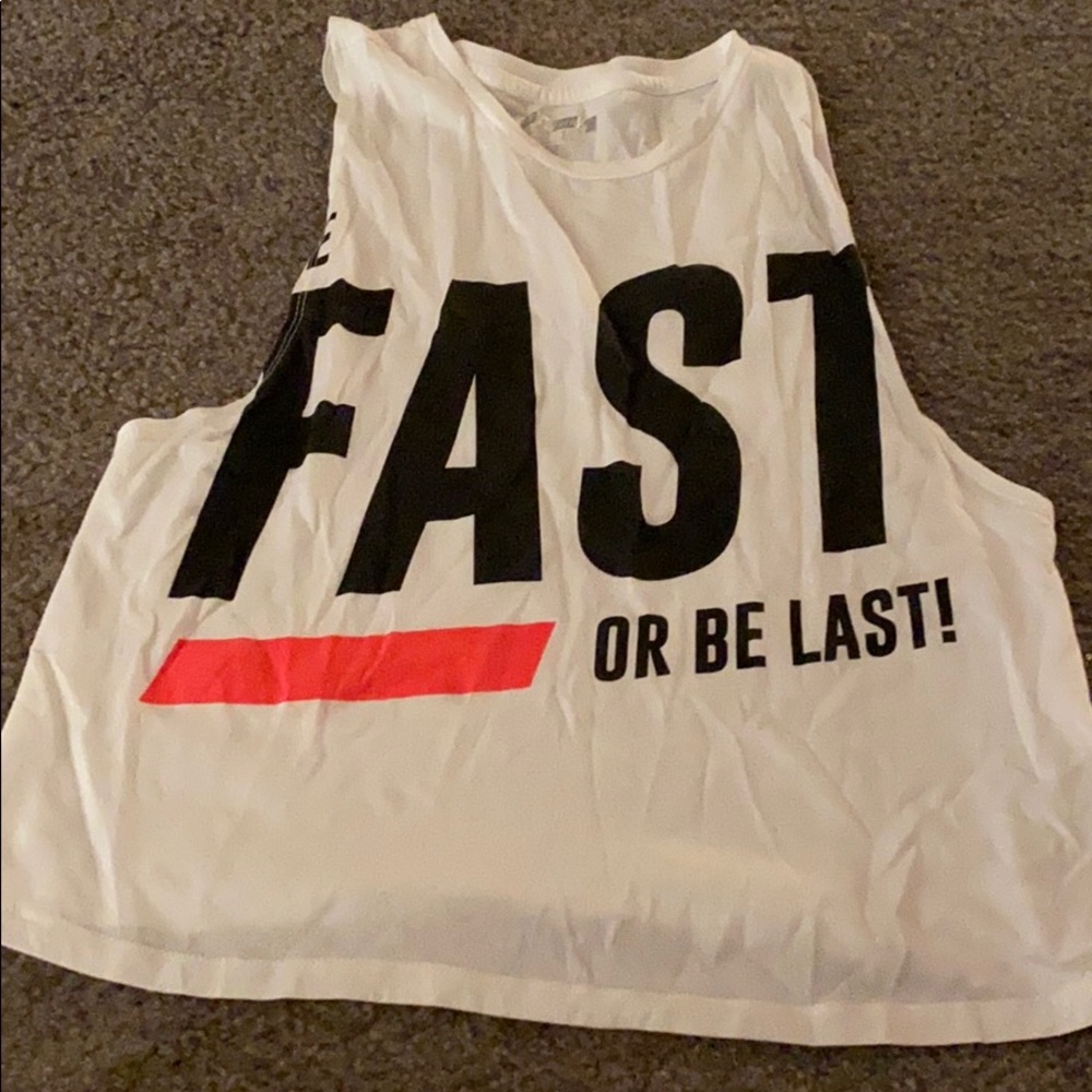 Forever 21 printed muscle tank